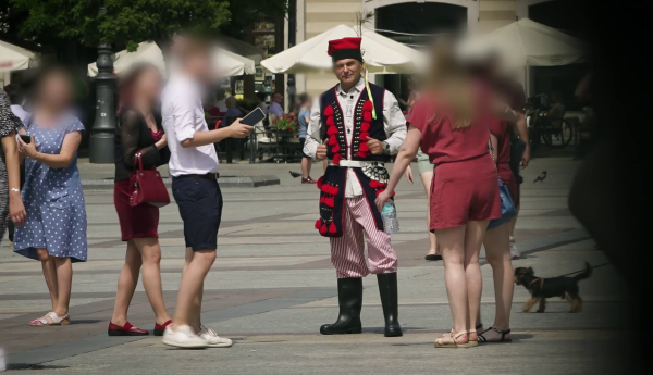 Legenda o zalaniu, wyrwa i wyłudzacz w stroju krakowskim